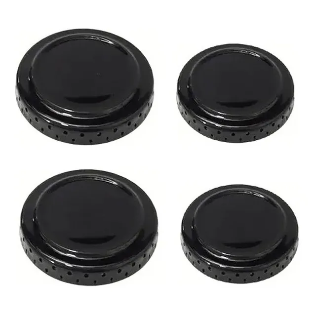 4 Tampas Espalhador Chama Fogão Atlas Mônaco Coliseum Glass