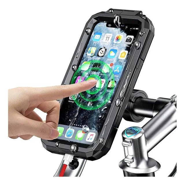 Soporte Base Celular Moto V1 Bicicleta Manillar Impermeable