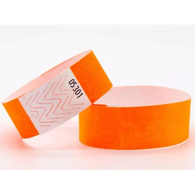 Pulsera Para Fiestas Impresas,cumpleaños, Eventos, Seguridad