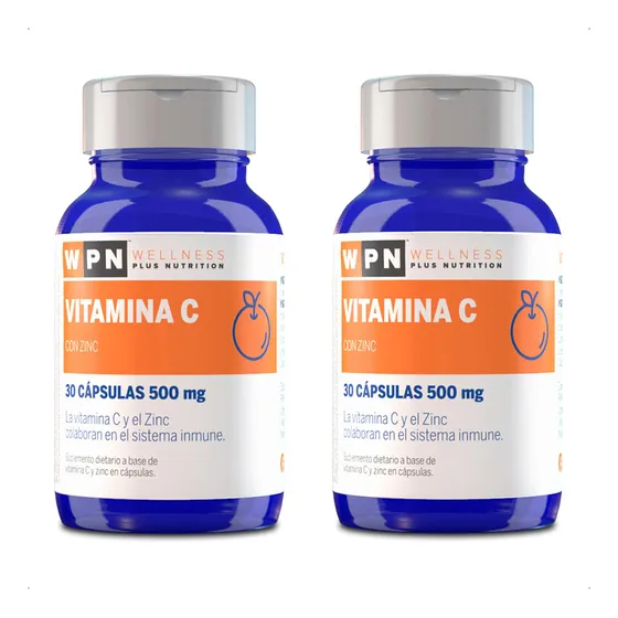 Wpn Vitamina C Con Zinc 500mg Pack 2 Meses