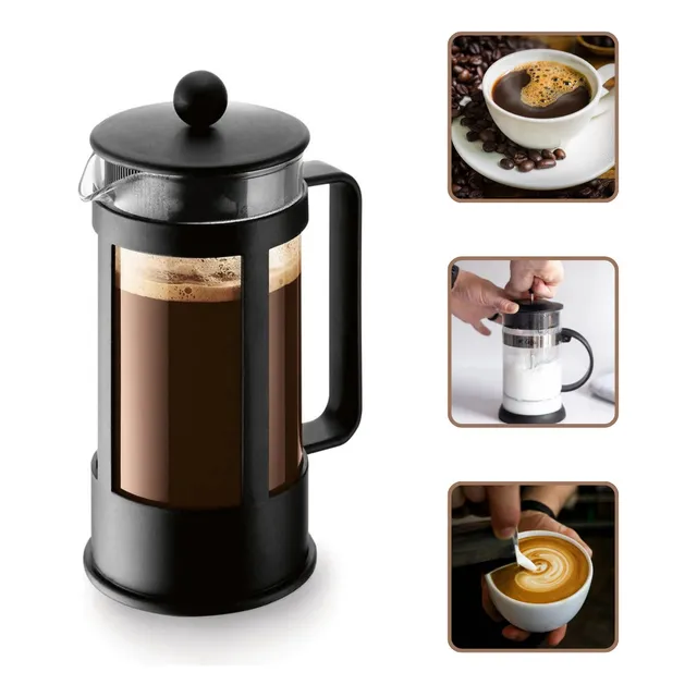 Cafeteira Prensa Francesa Café Expresso Leite Cremoso