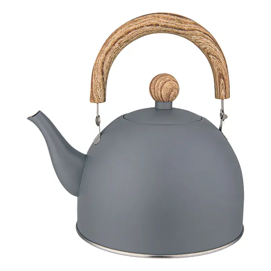 Pava Hudson Acero Inoxidable Gris 1.5 Lts Pico Matero Inducción