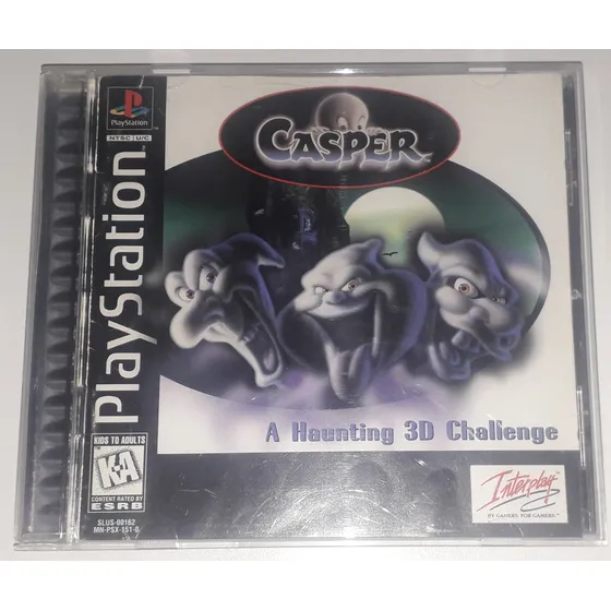 Casper Black Label (raro) Ps1 - Original Em Excelente Estado