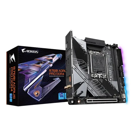 Placa Mãe Mini-itx Gigabyte B760i Aorus Pro Ddr4 Lga 1700 Cor Consulte Upgrades