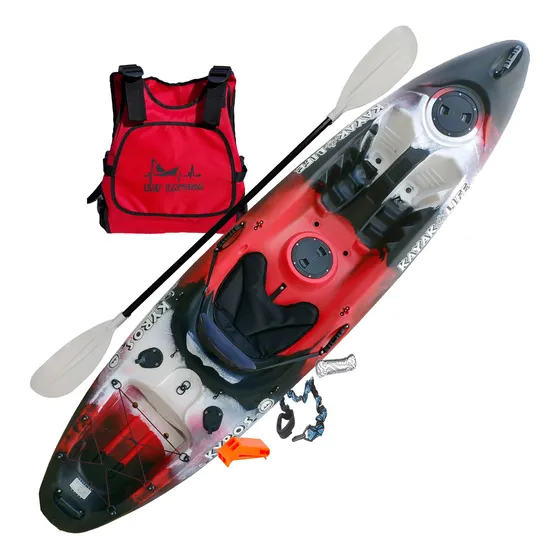 Kayak Kyros Kayaklife + Remo + Respaldo Chaleco Emp Nautica
