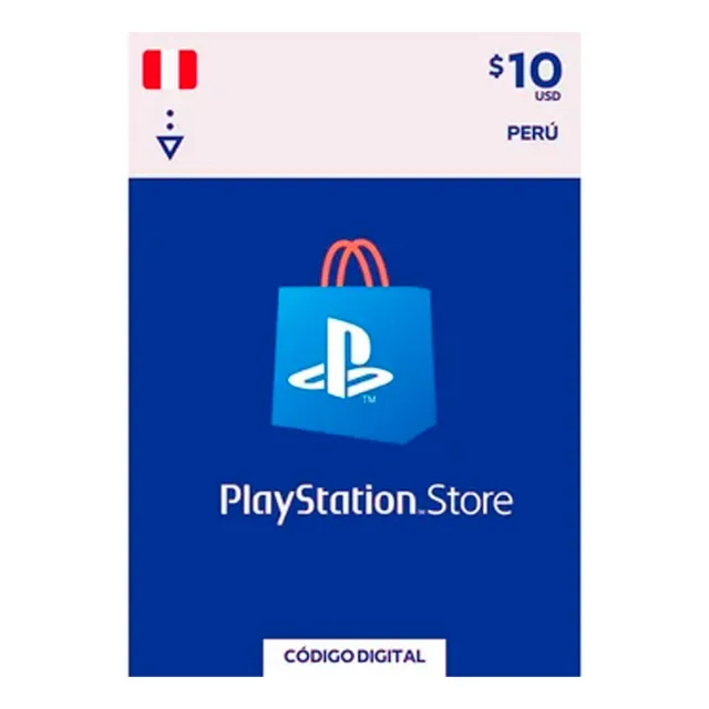 Tarjeta Psn Play Store $ 10 Cuenta Peruana