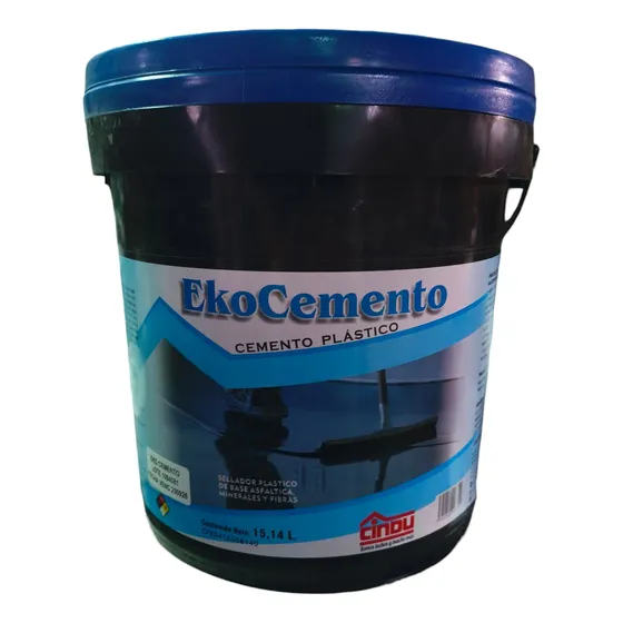 Ekocemento Plástico Cuñete 4g Cindu