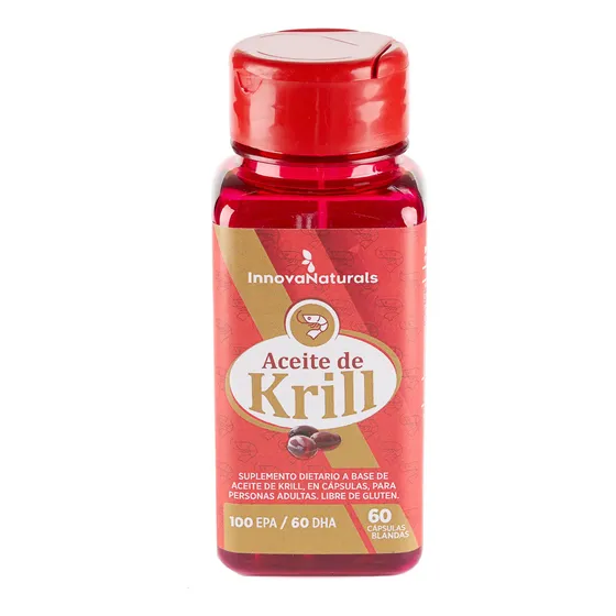 Innovanaturals Aceite De Krill Cápsulas Salud Cardiovascular Sin sabor