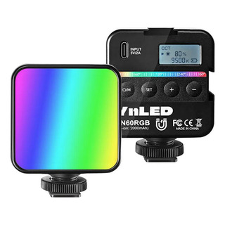 Yongnuo Yn60iirgb Luz De Vídeo Bolso Ajustável Pequeno Portá Yongnuo Yn60iirgb Luz De Vídeo Bolso Ajustável Pequeno Portá