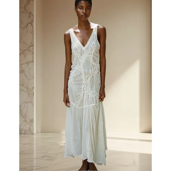 Vestido Color Nude Talle M Zara Nuevo. Ideal Novia/civil