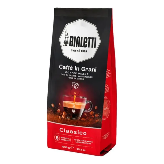 Café En Grano Clásico 1 Kilo Bialetti