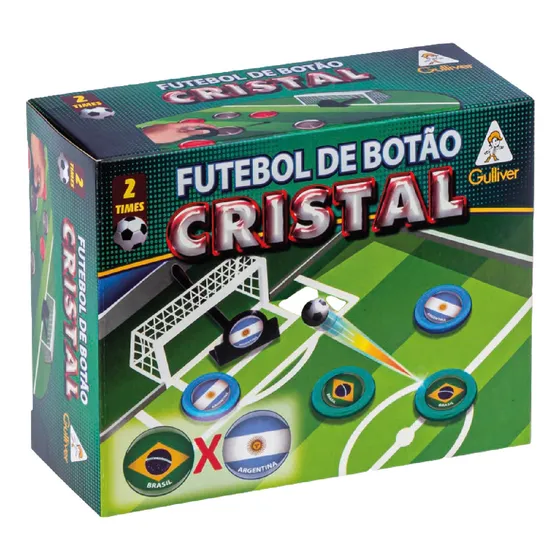 Futebol Botão Cristal Seleções Brasil X Argentina Gulliver