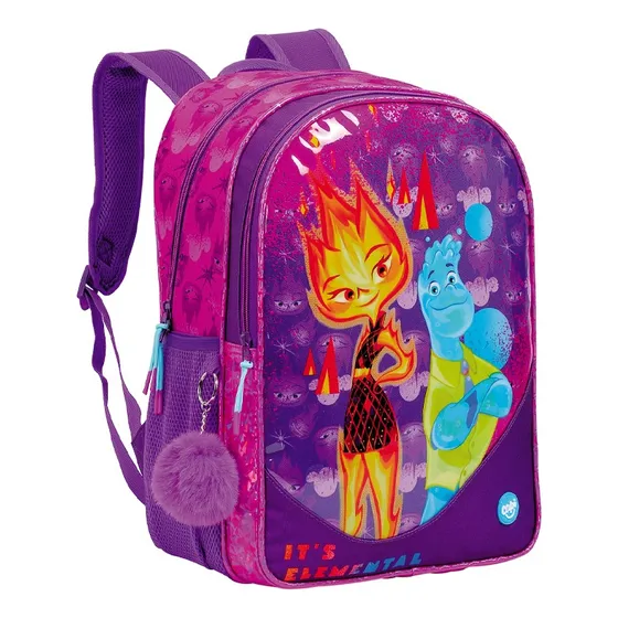 Bolso Morral Grande Para Niñas - Ember Elementos Disney 
