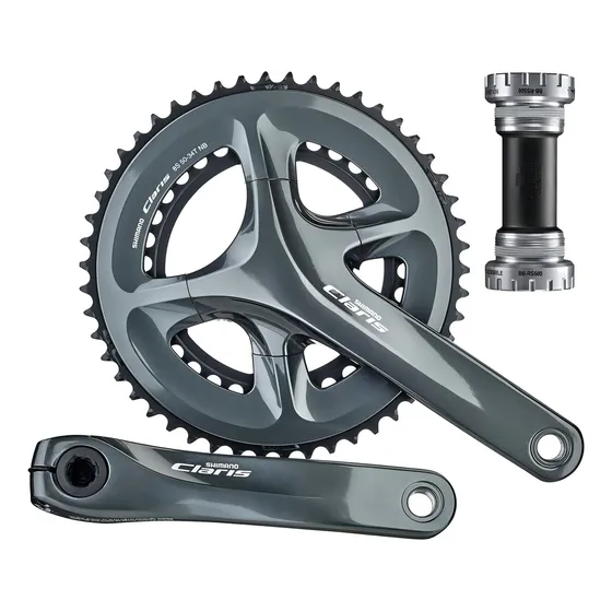 Biplato Biela Shimano Claris R2000 50/34 8v Plato Bicicleta