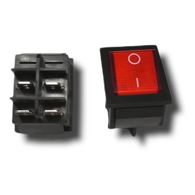 Llave Tecla C/ Luz Aspiradoras, Termotanque, 4 Contactos