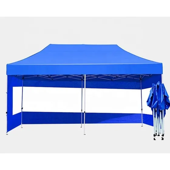 Tenda Gazebo Articulada 3x6 Com Laterais Transparente