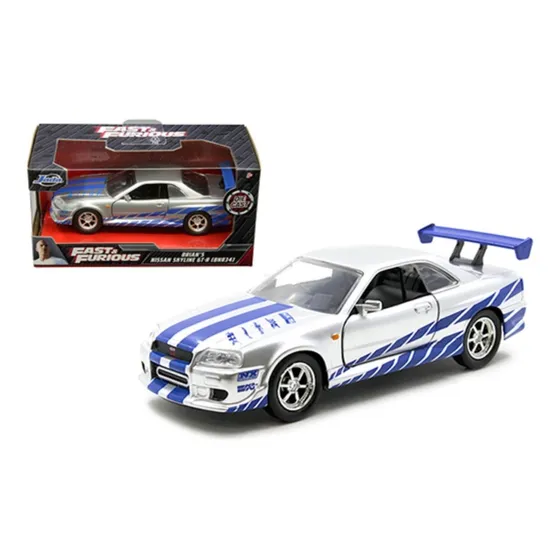Nissan Skyline Gtr R34 Brian Rapido Y Furioso Jada 1:32