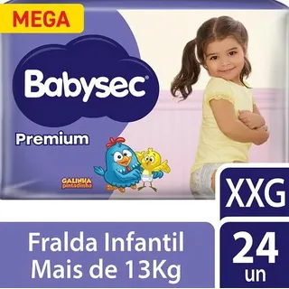 Fralda Babysec Galinha Pintadinha Premium Xxg 24 Unids Fralda Babysec Galinha Pintadinha Premium Xxg 24 Unids
