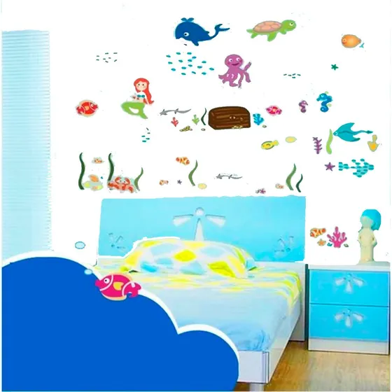 Decorativo Adhesivo Vinilo Infantiles Pared Madera Vidrio