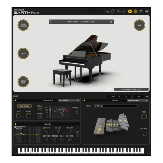 Roland Cloud Earth Piano