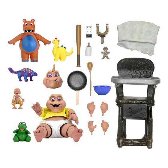 Figura Neca Dinosaurs Ultimate Baby Sinclair 7 Pulgadas
