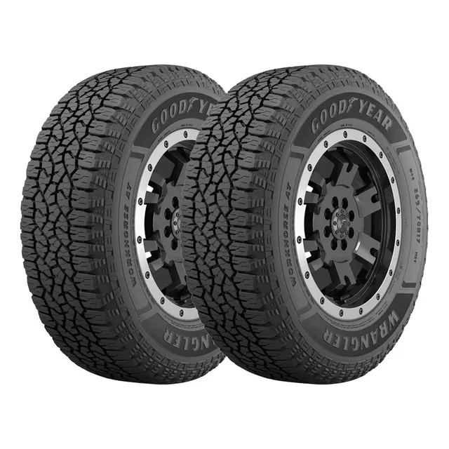 2 Llantas 265/70r17 Lt Goodyear Wran Workhorse At 121s Msi