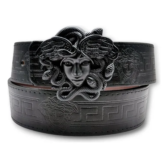 Cinturon Grabado De Moda Versace Hombre Mujer Unisex