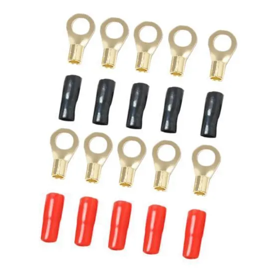 Terminal Conector De Anel 8 Awg 5 Peças