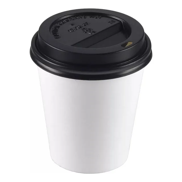 Taza De Café Descartable 8 Oz Papel 200ml Pack X 50 U