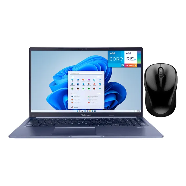 Laptop ASUS Vivobook F15 Intel Core i5 16GB RAM 256GB SSD 15.6" Windows 11 Home Mouse DXT