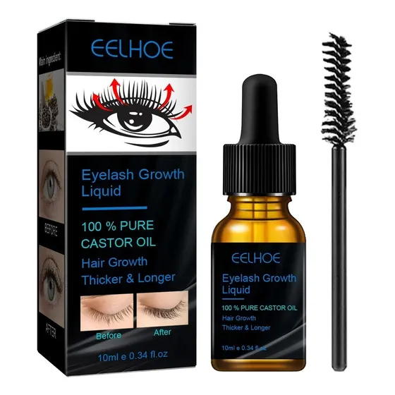 Aceite Ricino Organico Castor Oil Puro Cuidado Capilar 10ml