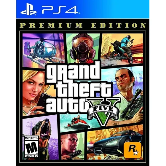 Grand Theft Auto V Gta 5 Edição Premium Playstation 4 Physical
