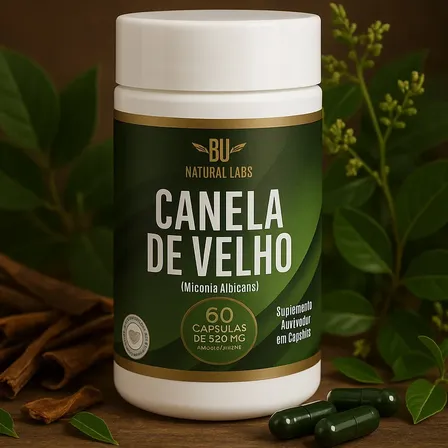 Canela De Velho Nati 500mg 60cáp- Alivío De Dores Articular Sem Sabor