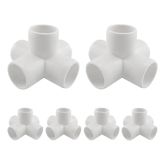 Conector Esquina Pvc 3 4  5 Via Para Invernadero Estructura
