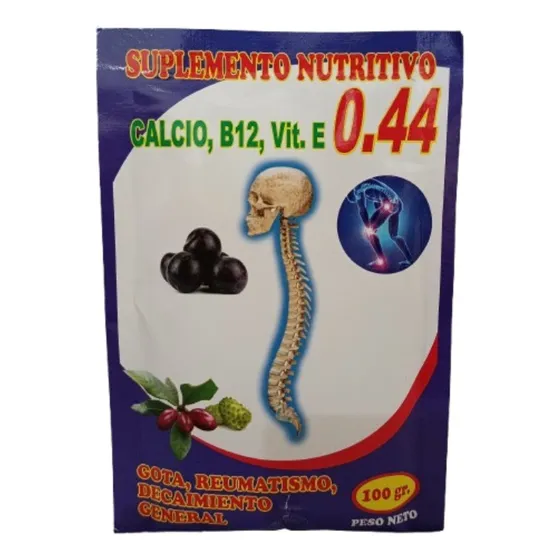 044 Suplemento Nutritivo X 12 Sobres Sin Sabor