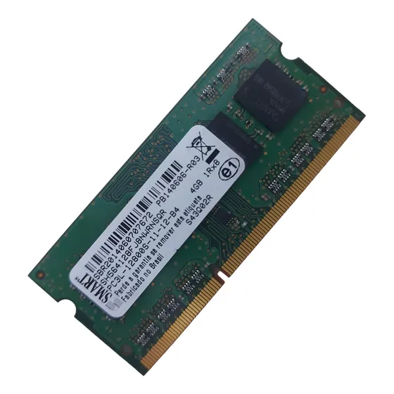 Memória Ram 4gb Ddr3 Smart 1rx8 Sodimm Verde-escuro