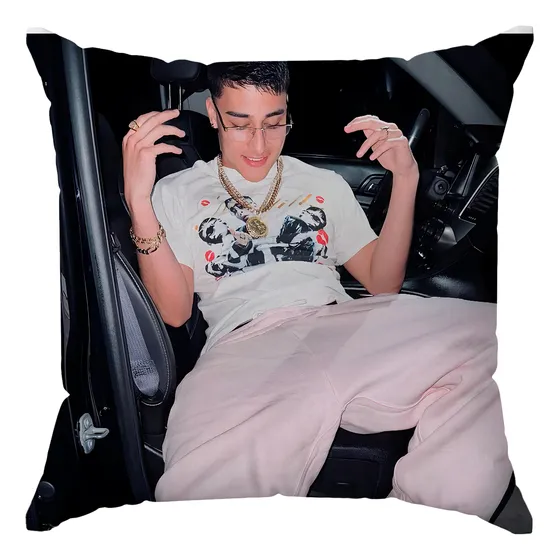 Cojín Malilla 35x35cm Reggaeton Personalizable 2 Lados
