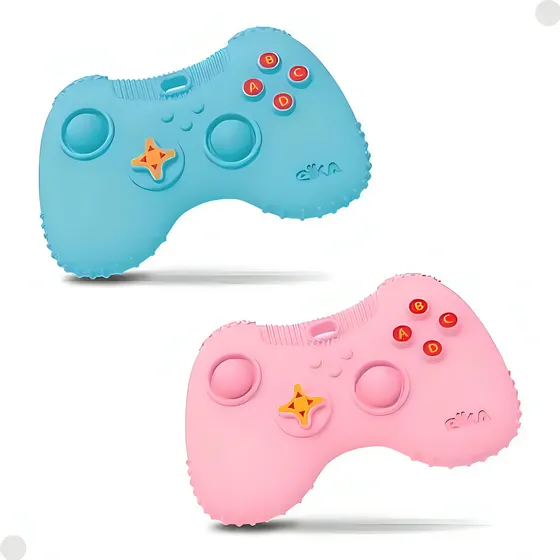 Formato de control de videojuegos Teething - Elka Color Blue