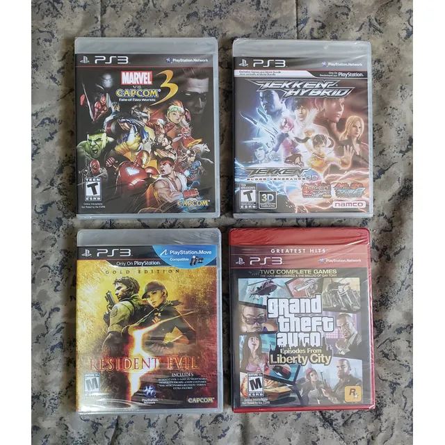 Playstation 3 Ps3 Sellados Gta Tekken Resident  Capcom
