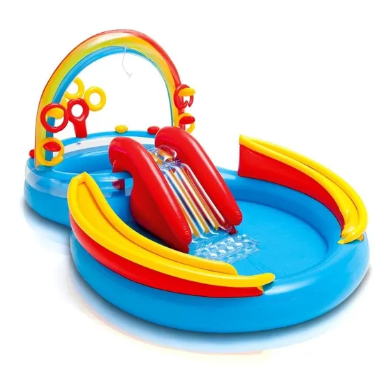 Piscina Centro De Juegos Inflable Arcoiris Intex 57453