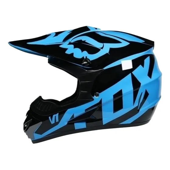 Casco Slick Blanco Motocross Enduro Mtb 2022