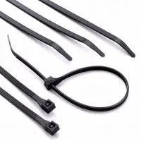 Tirrap Tirraje Amarre Tripoide Negro Medida 7.0 X 45cm X 100