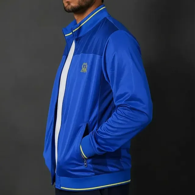 Jaqueta Esportiva Polo Wear Com Zíper Azul M