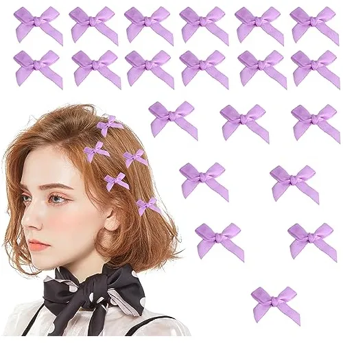 Mhdgg 20 Piezas Mini Bowknot Hair Clips For Qm2qc