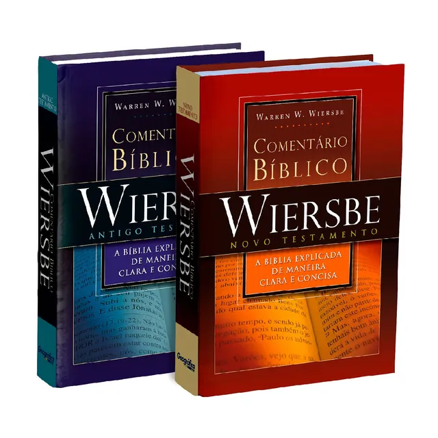 Comentário Bíblico Outline Wiersbe - 2 Volumes, De Wiersbe, Warren Wendel. Editorial Geo-gráfica E Editora Ltda, Capa Dura Em Português, 2017