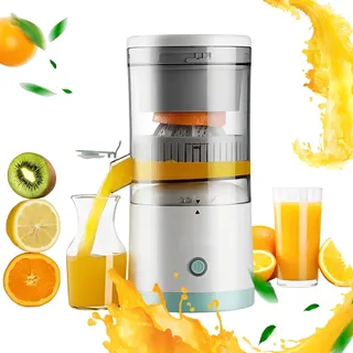 Espremedor Extrator Suco Laranja Limão Uva Maça Portåtil Cor Branco Espremedor Extrator Suco Laranja Limão Uva Maça Portåtil Cor Branco