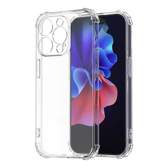 Funda Antishock Flexible Transparente Para Todos Los iPhone