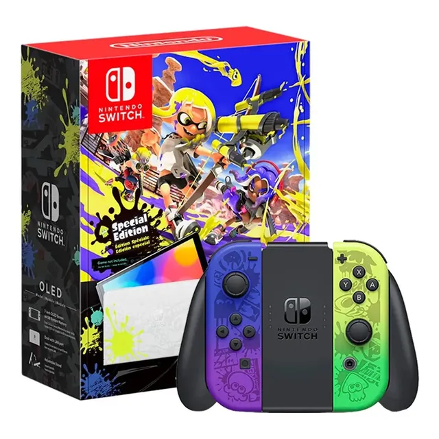 Consola Nintendo Switch Oled Edicion Splatoon 3 64gb Jp