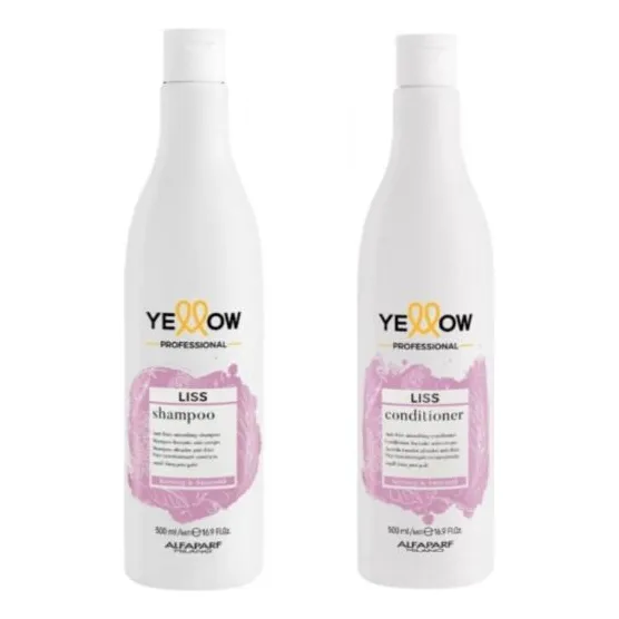 Kit Shampoo Y Acond. Liss  500ml Alisador Yellow Alfaparf