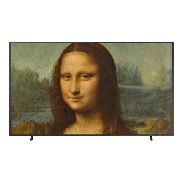 Smart TV de 65" Samsung The Frame QN65LS03BAK con pantalla QLED 4K color nogal